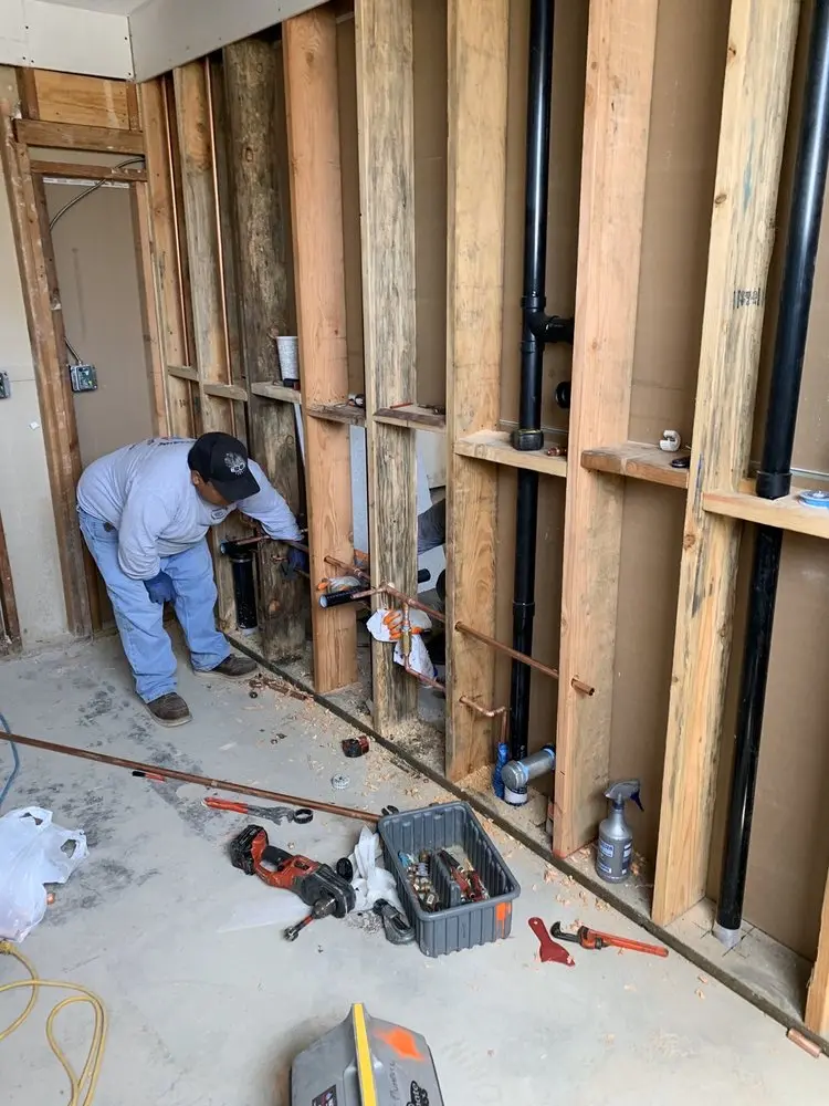 Commercial rough-in plumbing for Water Heater Replacement in McKees Rocks
